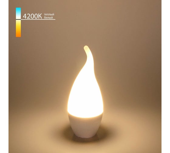 Изображение товара Светодиодная лампа Elektrostandard, свеча на ветру СDW LED D 6W 4200K E14 BLE1419 a049158