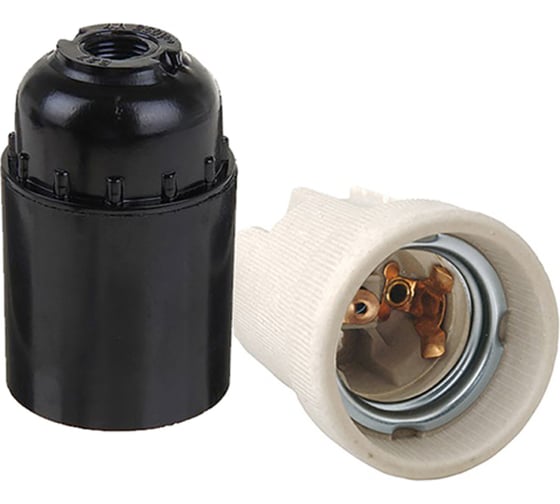 Изображение товара Патрон карболитовый РемоКолор 5565204 Е27, черный, (шт.) 89-0-173