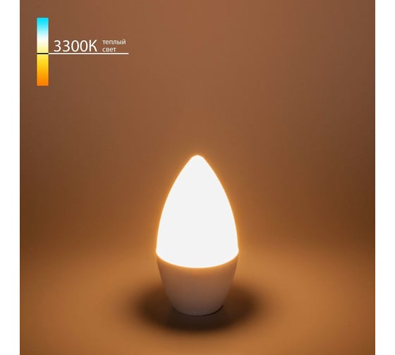 Изображение товара Светодиодная лампа Elektrostandard СD свеча LED 6W 3300K E14 BLE1421 a049160