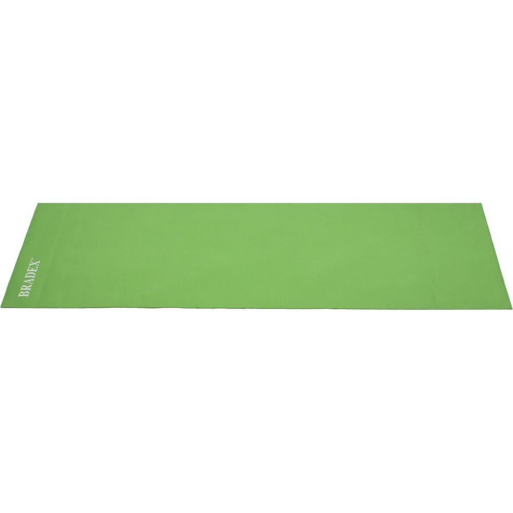 Купить Коврик для йоги и фитнеса bradex, 173х61х0.3 см, зеленый, sf 0399
