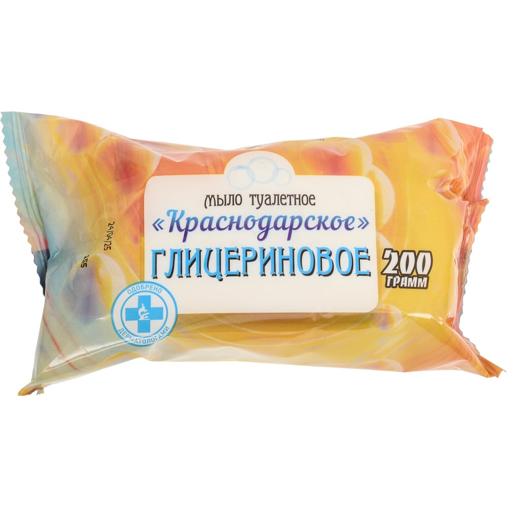 Изображение товара Туалетное твердое мыло Краснодарское с глицерином 200 г