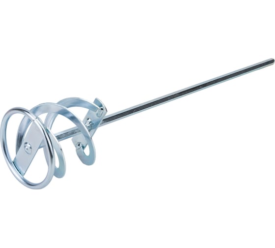 Изображение товара Миксер металлический оцинкованный для краски и штукатурки (80х400 мм) ZOLDER 1080400