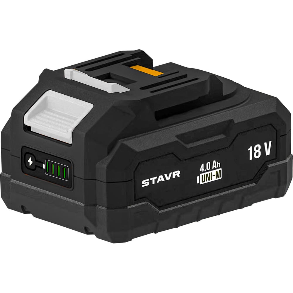 Изображение товара Аккумулятор 4.0 Ач, 18V UNI-M Ставр SB 18-4-01, 9090118006 Изображение товара Аккумулятор 4.0 Ач, 18V UNI-M Ставр SB 18-4-01, 9090118006
