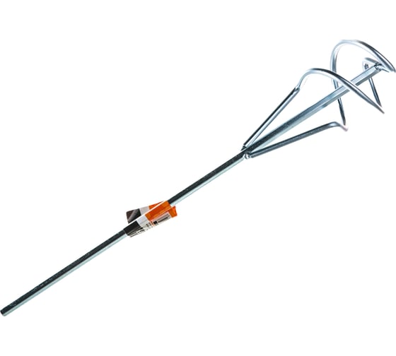 Изображение товара Миксер металлический оцинкованный для строительных смесей и растворов (80х400 мм) ZOLDER 1780400