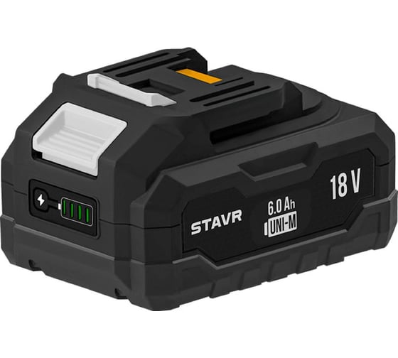 Изображение товара Аккумулятор Ставр 18V UNI-M, 6.0Ач, Stavr SB 18-6-01, Li-ion 9090118007