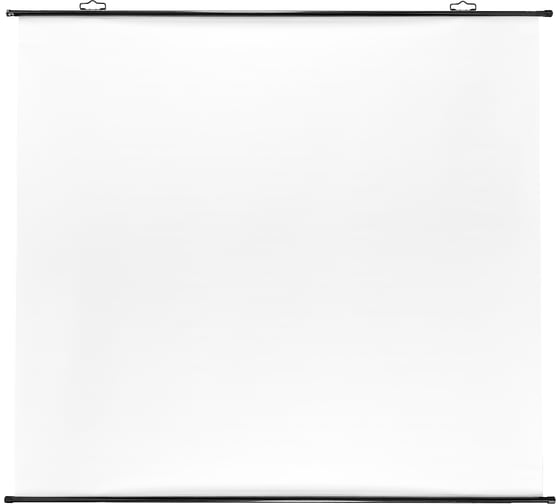 Изображение товара Экран CACTUS 180x180 см Map type CS-PSRM-180x180-BK 1:1 настенно-потолочный рулонный черный 1990001