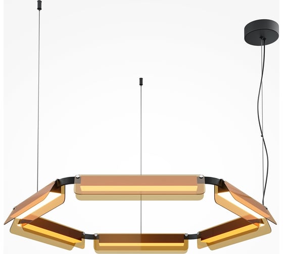 Изображение товара Подвесной светильник MAYTONI Flat LED 60W Черный MOD296PL-L60BC3K