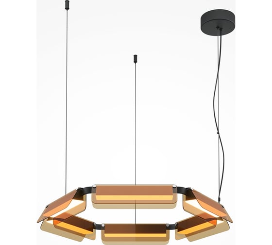 Изображение товара Подвесной светильник MAYTONI Flat LED 40W Черный MOD296PL-L40BC3K