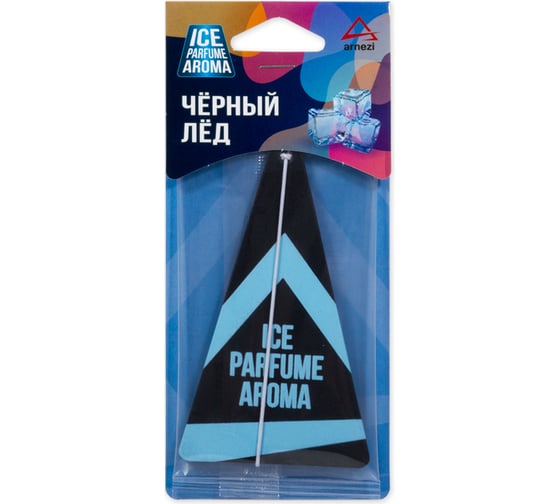 Изображение товара Подвесной ароматизатор ARNEZI, картон Чёрный лёд A1509059