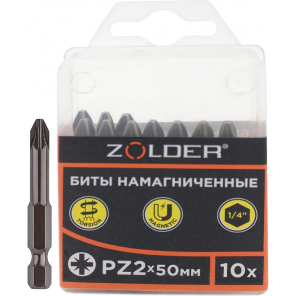 Намагниченные биты для отверток ZOLDER намагниченные биты для отверток zolder