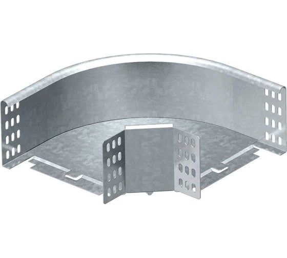 Изображение товара Секция угловая OBO Bettermann 90 RB 90 130 FT, для листовых лотков, h=110 мм, B=300 мм, сталь, горячий цинк 7127320