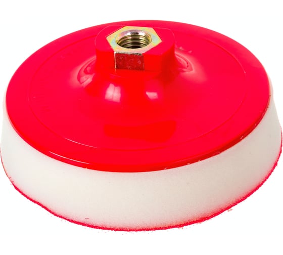 Изображение товара Насадка с липучкой (125 мм; гайка М14; неопреновая подложка 25 мм) для УШМ и дрели ZOLDER Z-501-03