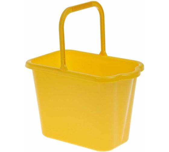 Изображение товара Ведро прямоугольное IDEA 9.5 л, М 2420 желтый