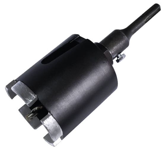 Изображение товара Сверло алмазное сегментное САСС 38x10 мм, М16, 3 сегмента, бетон + переходник SKYWER SK-САСС38