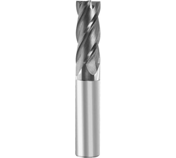 Изображение товара Фреза концевая твердосплавная с плоским торцом №5 3x6x38 мм, хв-к 3 мм, Z=4, HRC45 AlTiN Профоснастка 91420005