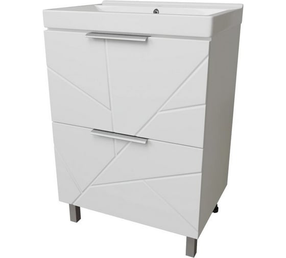 Изображение товара Тумба для ванной MIXLINE "Гранд-70" под раковину Марго-70 ПВХ 554894