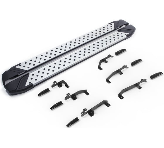 Изображение товара Пороги на автомобиль Rival Bmw-Style круг Jetour X70 Plus 2023-н.в., 180 см, D180AL.0910.1