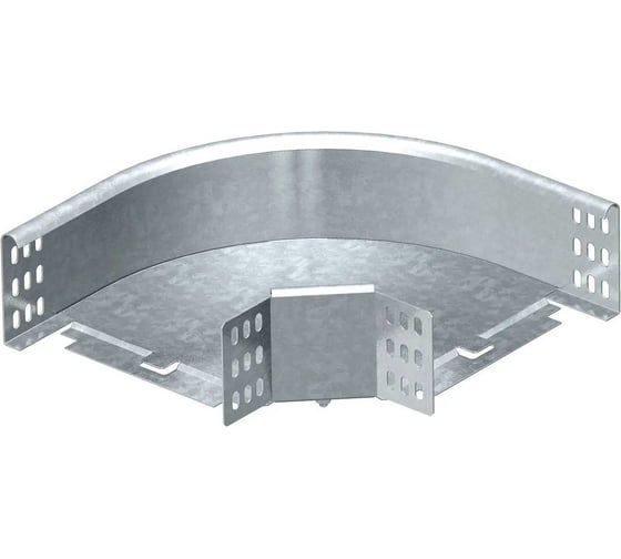 Изображение товара Секция угловая OBO Bettermann 90 RB 90 820 FT, для листовых лотков, h=85 мм, B=200 мм, сталь, горячий цинк 7126216
