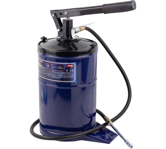 Изображение товара Нагнетатель смазки ручной Forsage 10кг длина шланга 1.5, внутр.Ø 210мм, внутр. высота 300мм F-2096A MST(59705)