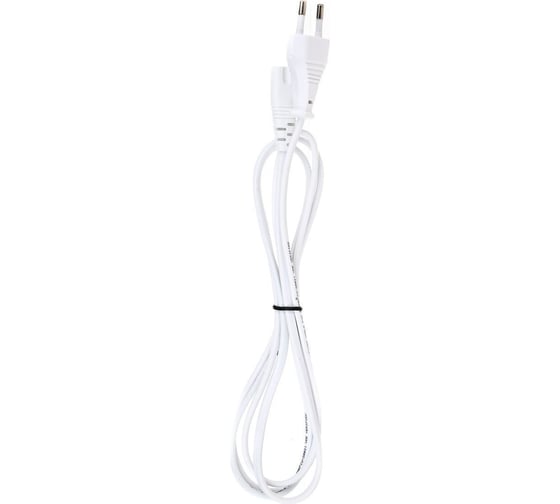Изображение товара Кабель для аудио-видео техники Telecom, IEC-320-C7--розетка 220V, 2-pin, 1,8м, белый TP228-1.8-W