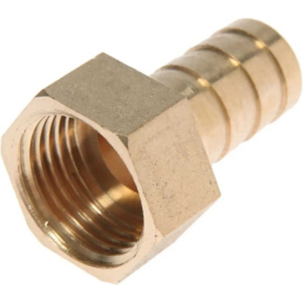 Изображение товара Штуцер переходник латунный 1/2" внутренний диаметр 14 мм елочка комплект 5 шт