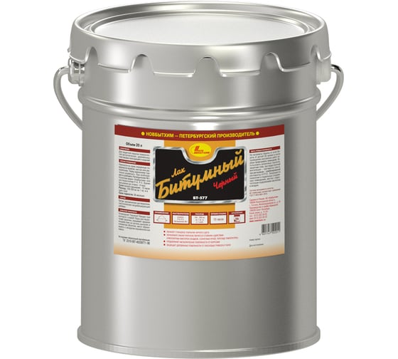 Изображение товара Битумный лак НОВБЫТХИМ БТ-577 20 л 669