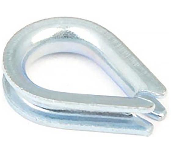 Изображение товара Коуш Стройбат DIN 6899, 3 мм белый цинк 15 шт. 308610