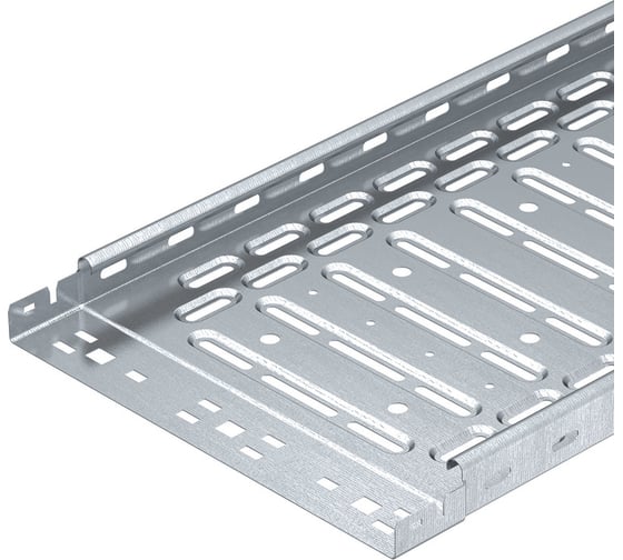 Изображение товара Кабельный листовой лоток перфорированный OBO Bettermann 35x100x3050 мм 6047417