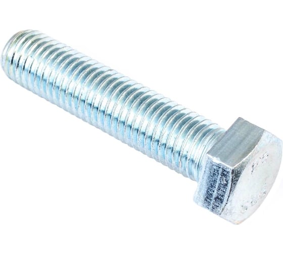 Изображение товара Болт Стройбат DIN 933 М18x80 белый цинк 8 шт 272681