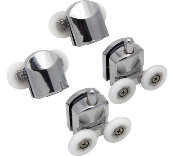 Изображение товара Ролики для душевой кабины MasterProf 23мм, 4 шт, двойные ИС.131347