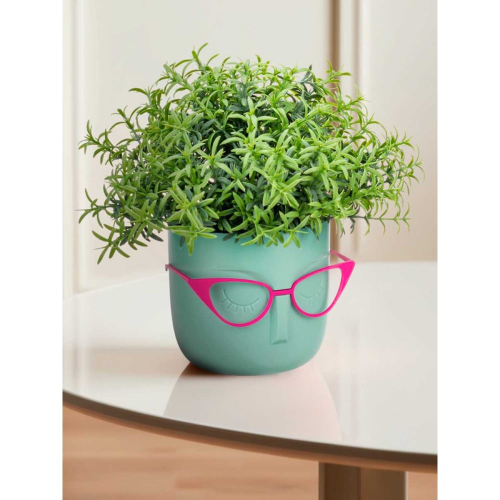 Изображение товара Кашпо IDEA МАРИ D115 мм 0.65 л фисташковый для растений и цветов