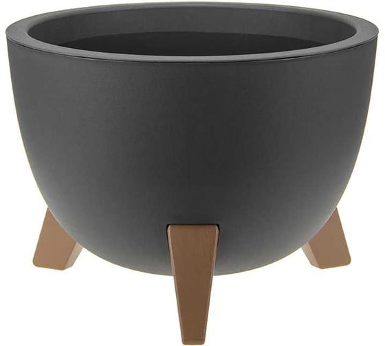Изображение товара Кашпо IDEA ФЛОРИАН D250 мм 4.2 л М 3186 графитовый