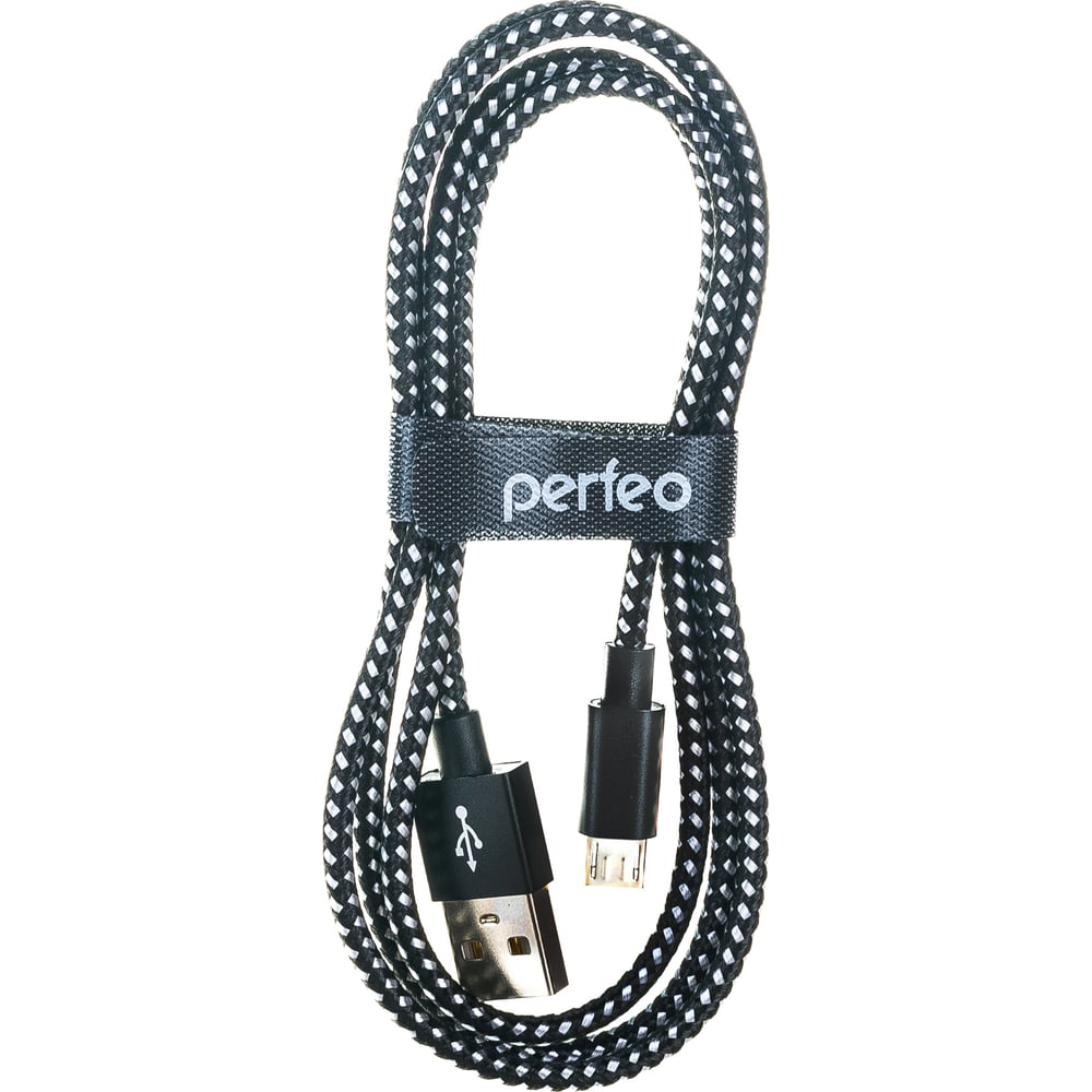 Кабель Perfeo кабель like me micro usb с держателем для провода с новым годом 1 а 1 м