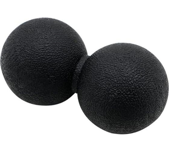 Изображение товара Сдвоенный массажный мяч для фитнеса, йоги и пилатеса URM, черный H25007