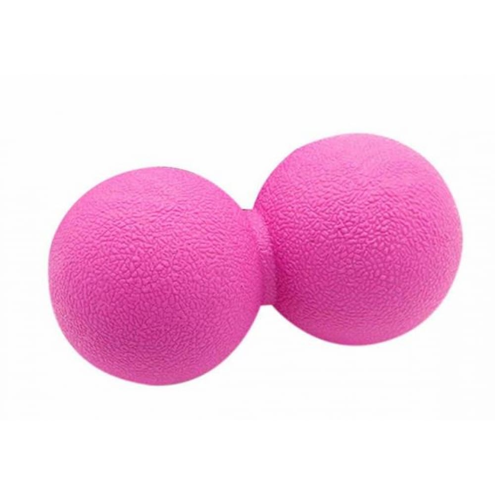 Массажный мяч для фитнеса йоги и пилатеса URM шар массажный сдвоенный original fittools 12 х 6 см розовый ft epp 126pb