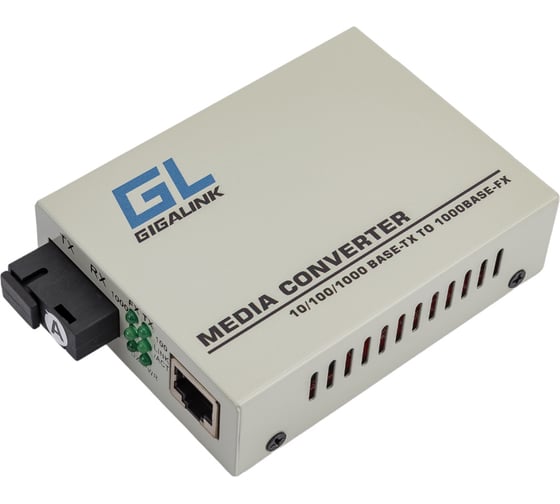 Изображение товара Конвертер Gigalink UTP, 100/1000Мбит/c GL-MC-UTPF-SC1G-18SM-1310