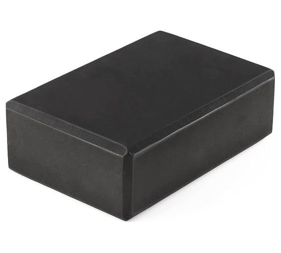 Изображение товара Пенный блок для йоги URM черный, 23х15х7.6 мм B00086