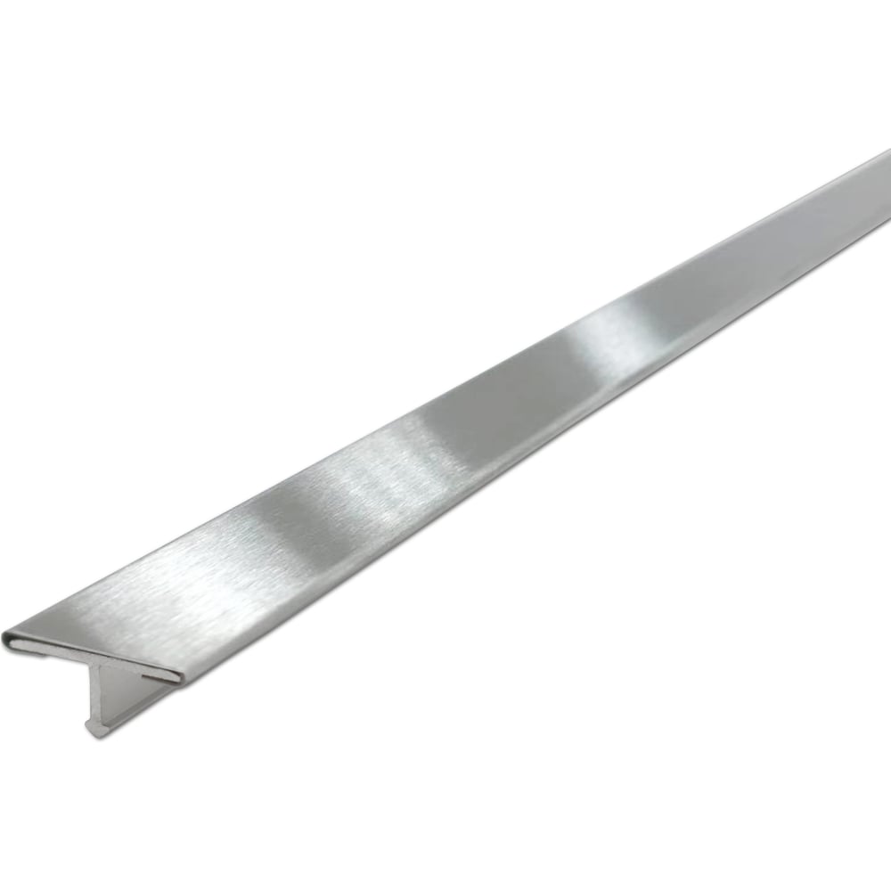Изображение товара Т-образный стык РУССКИЙ ПРОФИЛЬ 21 мм нержавеющая сталь 2,7 м сатин РПН-Т01