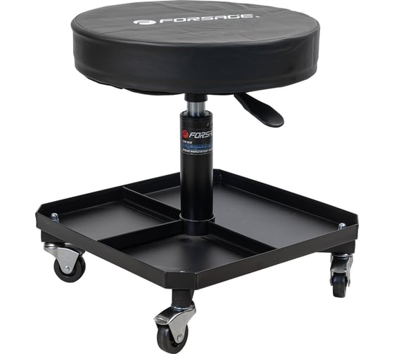 Изображение товара Стул автослесаря вращающийся регулируемый Forsage на колесах F-TR6201 BIG(16958)