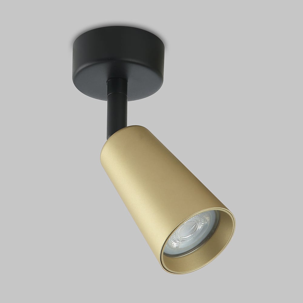 Изображение товара Спот IMEX DALS IL.0005.4901-BMG настенно-потолочный техно стиль алюминий черный и золото
