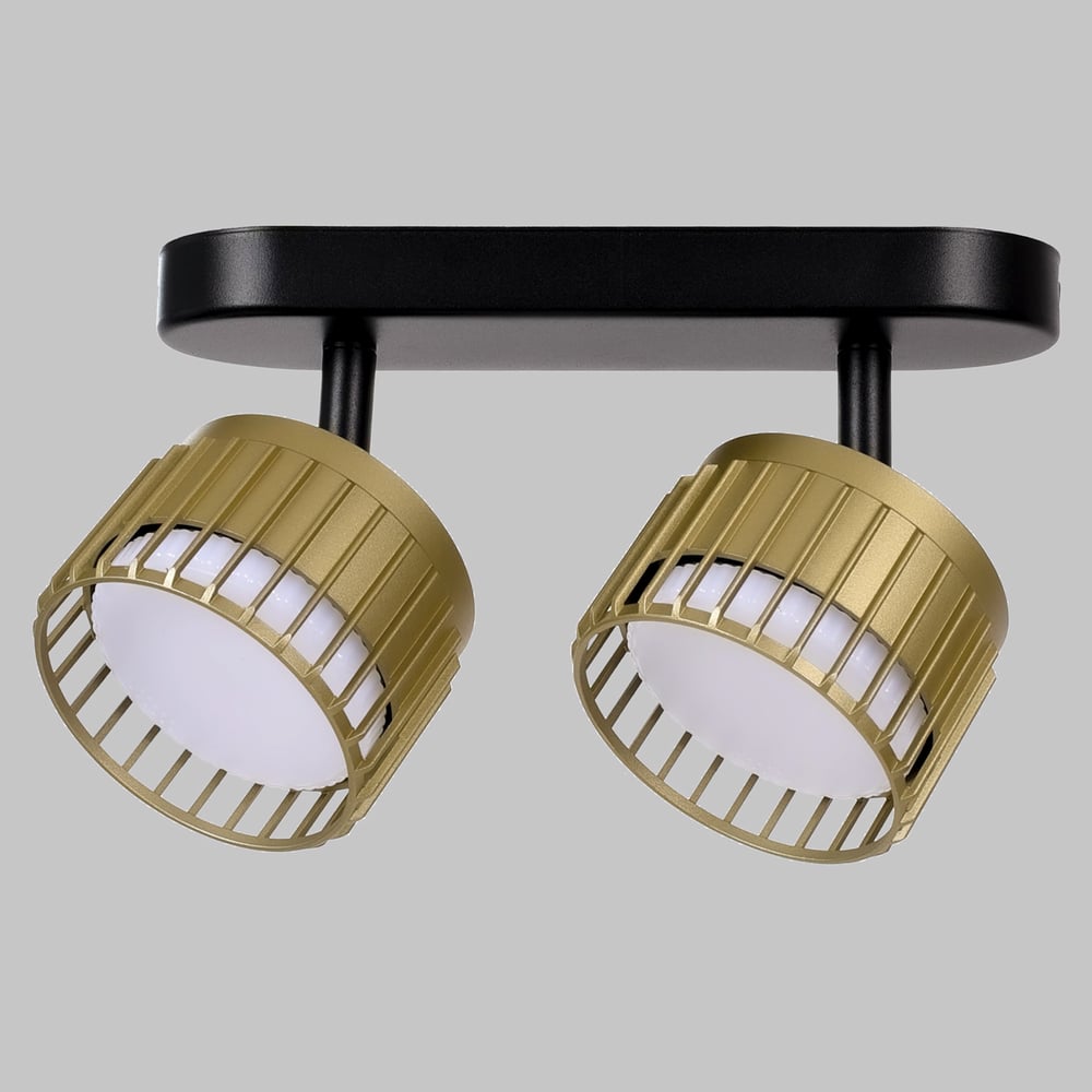 Изображение товара Спот IMEX GRIDO IL.0005.2301-2-BMG стиль техно, алюминий, 2 лампы по 12 Вт