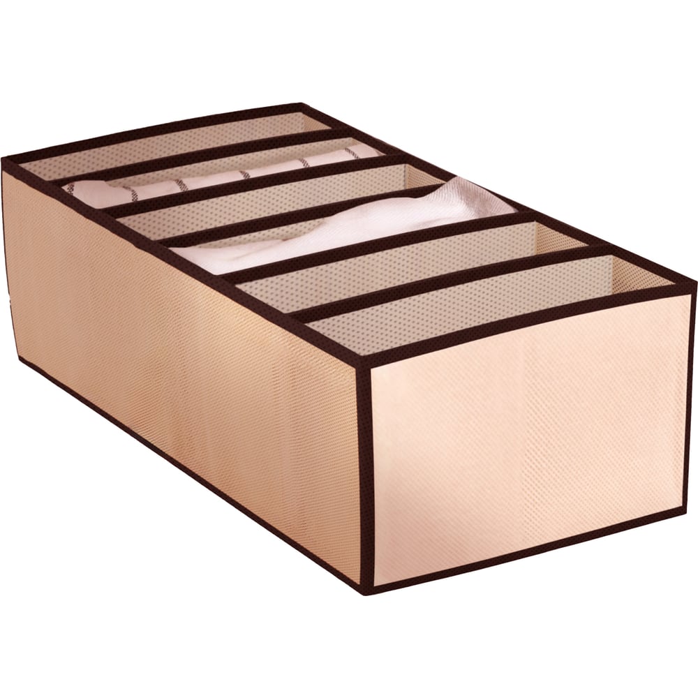 Изображение товара Ящик с разделителями Good Sale, 6 секций, 34x16x10 см GS1032