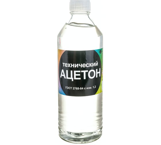 Изображение товара Технический ацетон НЕФТЕХИМИК 0,5л АТ500