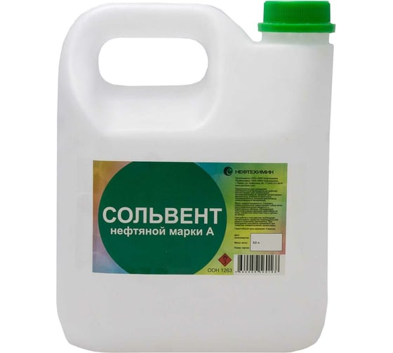 Изображение товара Нефтяной сольвент НЕФТЕХИМИК 3л СН3000