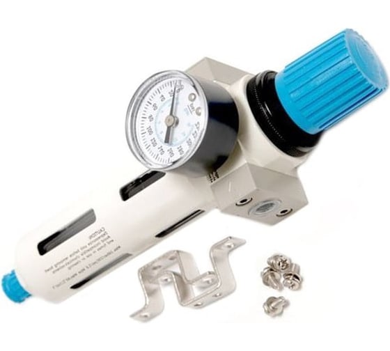 Изображение товара Фильтр-регулятор с индикатором давления 1/4" для пневмосистемы Forsage F-YQFR2000-02(47067)