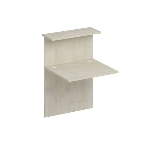 Изображение товара Модуль ресепшн Юнитекс Комфорт прямой без опор 80х76,8х120, дуб шамони светлый К.911хДШ