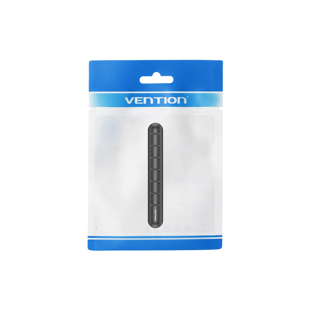 Изображение товара Органайзер для проводов VENTION на 7 портов черный KBSB0