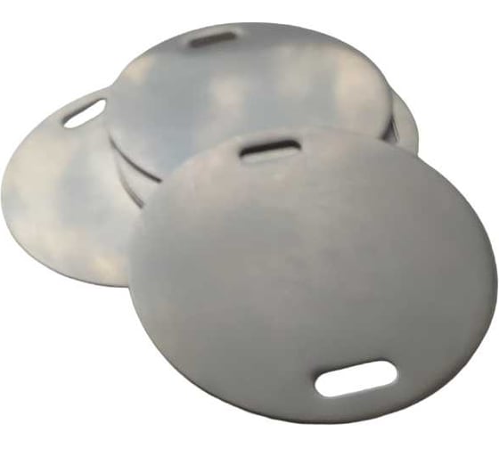 Изображение товара Бирка кабельная ТРИЗАМ У-135, круглая, диаметр 55 мм, нерж. сталь (5 шт), TRZ0556