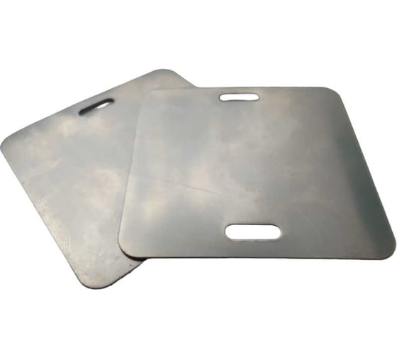 Изображение товара Бирка кабельная ТРИЗАМ У-134, квадратная, 55x55 мм, нерж. сталь (10 шт), TRZ0554