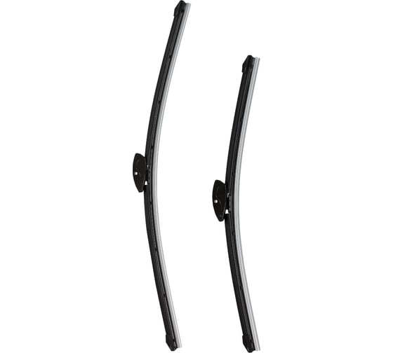 Изображение товара Комплект щеток стеклоочистителя Airline 2 шт, 600/380 мм (24/15) бескаркасная 2 типа адаптера AWB-BK-600-380K